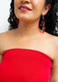 FUN-PLASTIQUE Earrings - RED