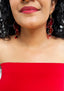 FUN-PLASTIQUE Earrings - RED