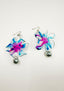 FUN-PLASTIQUE Earrings - PINK/BLUE