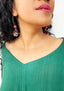 FUN-PLASTIQUE Earrings - PINK/ORANGE/BLACK