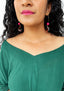 FUN-PLASTIQUE Earrings - PINK/ORANGE/BLACK