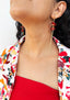FUN-PLASTIQUE Earrings - RED/G