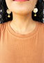 Papyrus Dangle Earrings - GOLD