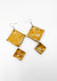 Papyrus Dangle Earrings - YELLOW